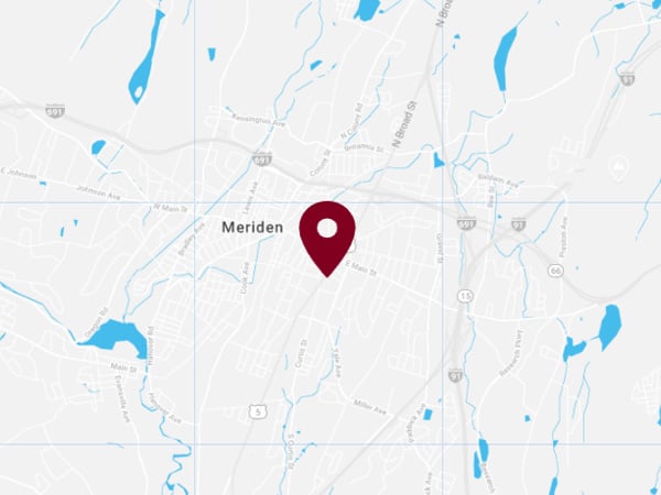 map of office location in Meriden